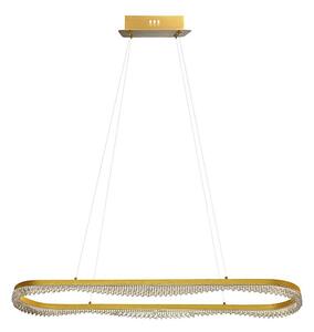 LED luster na lanku LED/45W/230V zlatý