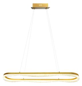 LED luster na lanku LED/45W/230V zlatý