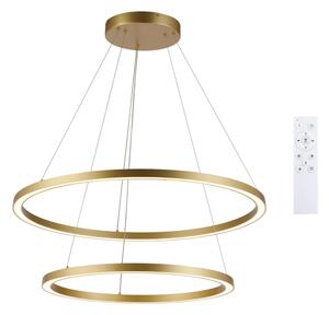 Brilagi - stmievateľný LED závesný luster na lanku PORTOFINO LED/98W/230V pr. 80 cm zlatý +DO