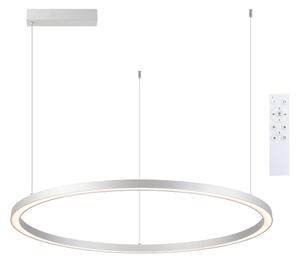 Brilagi - LED stmievateľný luster na lankách PORTOFINO LED/98W/230V strieborný + diaľkové ovládanie