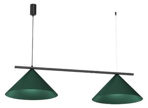 Závesné svietidlo na lanku CAPITAL 2xGX53/15W/230V zelené