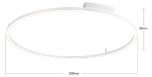 Brilagi - LED stmievateľné svietidlo PORTOFINO LED/85W/230V pr. 120 cm biela + diaľkové ovládanie