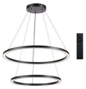 Brilagi - stmievateľný LED luster na lanku PORTOFINO LED/98W/230V pr. 80 cm čierna +DO
