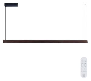 Immax NEO 07301L-LED Stmievateľný luster na lane MADEIRA 33W/230V Wi-Fi Tuya 152 cm orech