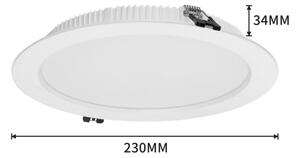 Immax NEO 07295L - LED stmievateľné podhľadové svietidlo DOWN LED/36W/230V Wi-Fi, Tuya priemer 23 cm, biele