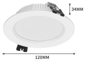 Immax NEO 07294L - stmievateľné LED podhľadové svietidlo DOWN LED/12W/230V Wi-Fi priemer 12 cm biele