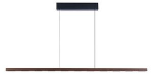 Immax NEO 07309L-LED stmievateľný luster na lanku so senzorom MADEIRA 37W/230V 157 cm orech