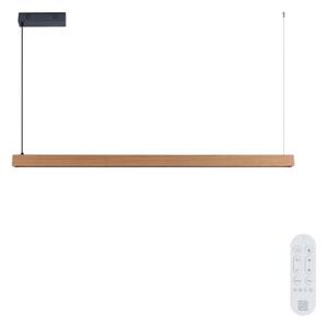 Immax NEO 07303L - LED stmievateľný luster na lanku MADEIRA 26W/230V Wi-Fi Tuya 122 cm dub