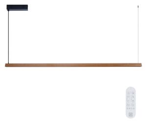 Immax NEO 07305L - LED stmievateľný luster na lankách MADEIRA 44W/230V Wi-Fi Tuya 202 cm dub