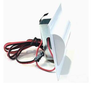 LED Schodiskové svietidlo DECORUS LED/1,2W/12V 3000K biela