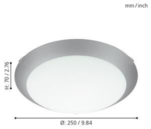 Eglo 89248 - Stropné svietidlo MARS 1 1xE27/25W/230V