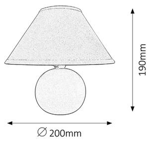 Rabalux 4907 - Stolná lampa ARIEL 1xE14/40W/230V