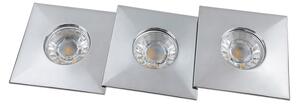 Rabalux 1079 - SADA 3x LED Kúpeľňové podhľadové svietidlo RANDY 3xLED/4W/230V hr