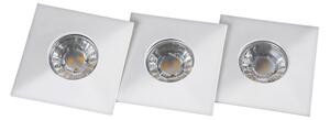 Rabalux 1080 - SADA 3x LED kúpeľňových podhľadových svietidiel RANDY LED/4W/230V hr
