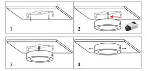 LED Stropné svietidlo LED/18W/230V 4200K pr. 21 cm biela