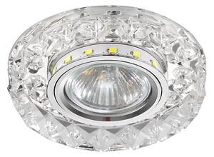 LUXERA 71074 - Podhľadové svietidlo CRYSTALS 1xGU10/50W/230V + LED STRIPE