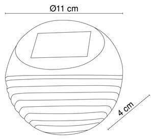 Globo 33429-12 - LED Solárne nástenné svietidlo SOLAR 2xLED/0,06W/1,2V IP44