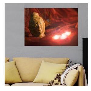 Eglo 75039 - LED Svietiaci dekoračný obraz BUDDHA 3xLED/0,02W/2xAA 30x45 cm