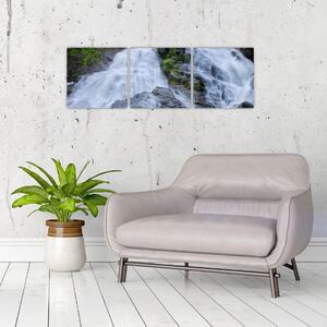 Obraz s vodopádmi na stenu (Obraz 90x30cm)