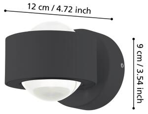 Eglo 98746 - LED Vonkajšie nástenné svietidlo TREVIOLO 2xLED/2W/230V IP44