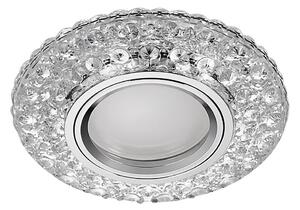 71095 - Podhľadové svietidlo ELEGANT GLASS FIX 1xGU10/50W+LED/3W 4000K