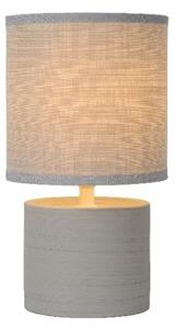 Lucide 47502/81/36 - Stolná lampa GREASBY 1xE14/40W/230V šedá