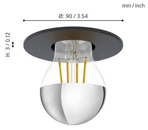 Eglo 99061 - Podhľadové svietidlo SALUZZO 1xE27/40W/230V