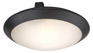 Rabalux 77235 - Vonkajšie stropné svietidlo so senzorom WELRO 1xE27/9W/230V IP65 priemer 30 cm čierna