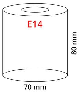 Eglo 90858 - Tienidlo MY CHOICE E14 pr. 7 cm čierno-biela