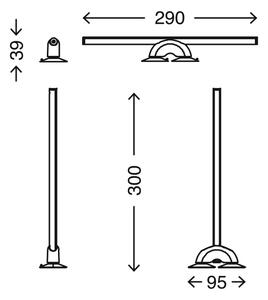 Briloner 2007-019 - LED Stmievateľné osvetlenie zrkadla LED/7W/230V 2700-6500K