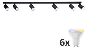 LED RGBW Bodové svietidlo ANGIE 6xGU10/6,5W/230V