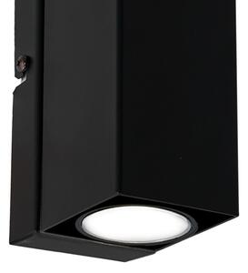 Nástenné svietidlo WALL 1xGU10/8W/230V čierna