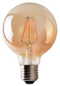 LED Žiarovka CLASIC AMBER G95 E27/8W/230V 2200K - Brilagi