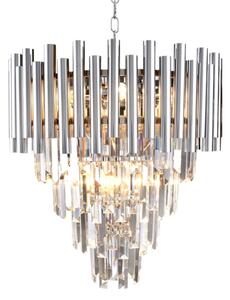 Krištáľový luster na reťazi MADISON 9xE14/40W/230V chróm