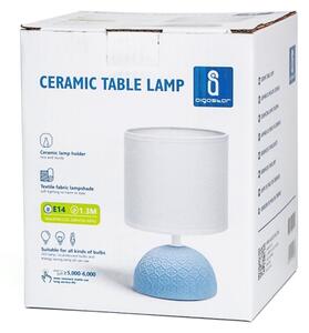 Aigostar - Stolná lampa 1xE14/40W/230V modrá/biela