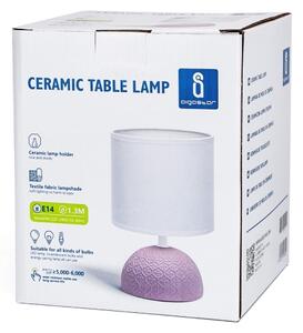 Aigostar - Stolná lampa 1xE14/40W/230V ružová/biela