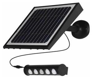 LED solárna nástenná lampa so senzorom pohybu LED/8W/3,7V 4000mAh 4000K IP65