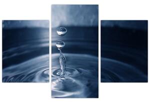 Obraz kvapky vody (Obraz 90x60cm)