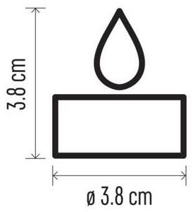SADA 6x LED Vianočná dekorácia 6xLED/6xCR2032 zlatá