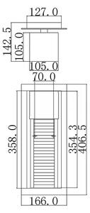 Kichler - LED Vonkajšie nástenné svietidlo SOREL 1xGU10/7W/230V IP44 hnedá