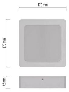 LED Stropné svietidlo LED/18W/230V 17x17 cm biela