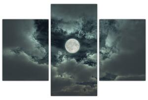 Obraz mesiace a mrakov (Obraz 90x60cm)