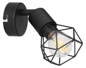 Globo - LED Nástenné bodové svietidlo XARA 1xE14/6W/230V čierna