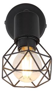 Globo - LED Nástenné bodové svietidlo XARA 1xE14/6W/230V čierna