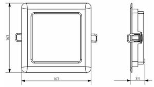 Opple 26664 - LED Kúpeľňové podhľadové svietidlo LED/12W/230V 3000K IP44