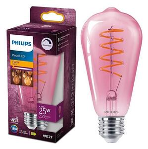 LED Stmievateľná žiarovka DECO Philips ST64 E27/4,5W/230V 1800K