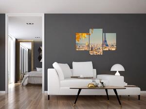 Moderný obraz Paríža - Eiffelova veža (Obraz 90x60cm)