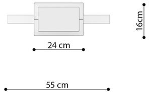 Thoro TH.221 - LED Luster na lanku RIO LED/30W/230V CRI95 4000K pr. 55 cm zlatá
