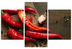 Obraz - chilli papriky (Obraz 90x60cm)