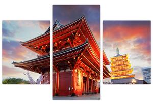 Obraz chrámu v Japonsku (Obraz 90x60cm)